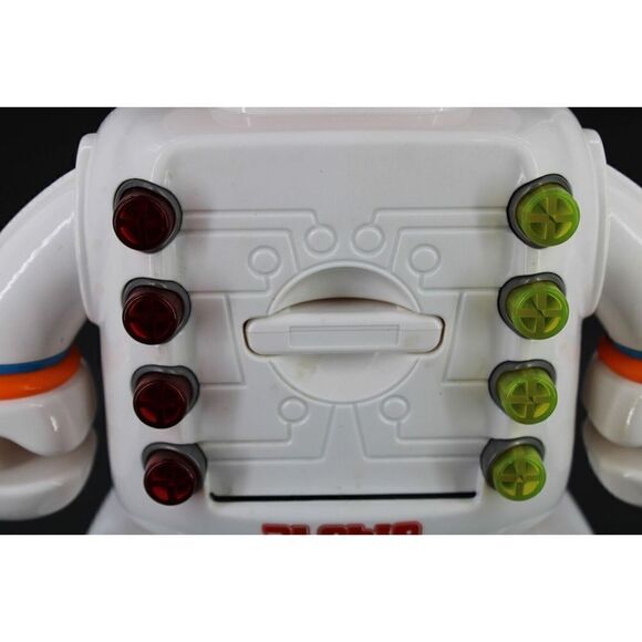 HASBRO 2011 ALPHIE VINTAGE TALKING  ROBOT ELECTRONIC LEARNING W CARDS WORKS - Picture 3 of 9